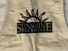 Vintage Augusta Canvas Full Cook Apron Advertising Sunshine Gas Grills USA - £11.27 GBP
