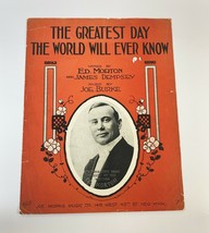 1918 Sheet Music-The Greatest Day The World Will Ever Know-Frameable Art - £2.91 GBP
