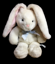 Ganz Bunny Rabbit Nuzzles White Plush Vintage 1998 Pink Lop Ears Ultra RARE-VHTF - £156.33 GBP