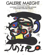 JOAN MIRO Peintures Sur Papier-Dessins, 1971 - £194.69 GBP