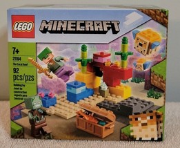 LEGO 21164 Minecraft The Coral Reef 92 Pieces NEW Mojang Studios #21164 - £6.86 GBP
