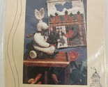 Down Memory Lane Wallhanging Quilt Pattern Bunny on Wheels &amp; Garden Quilt - $9.89