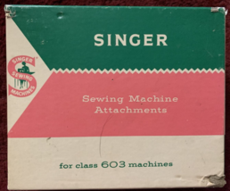 Vintage Singer Sewing Machine Attachments For Class 603 Machines Part Free Ship - £31.55 GBP