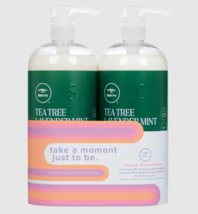 Paul Mitchell Tea Tree Lavender Mint Shampoo &amp; Conditioner Duo 33.8o Set (New) - £55.92 GBP