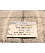 Direct Auto Impact Wrestling Live Ticket Stub 2013 The Forum Arena Rome GA - €17,04 EUR