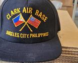 Clark Air Base, PI w/gold thread on a black cloth cap - $25.00