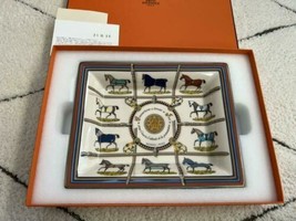 Hermes Couverture et Tenues de Jour Change tray pour l'Ecuriel horse Ashtray - £512.69 GBP