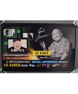 Wizard World Virtual Event with Ed Asner poster signed by Ed Asner 11x17 - £64.35 GBP
