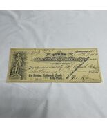 1913 The First National Bank Of Cooperstown NY Check #2612 KG JD - $16.65 CAD