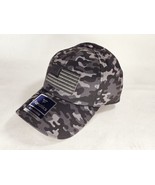 New Fanatics Corp Fundamental Adjustable Hat Gray Camo Cap - $19.99