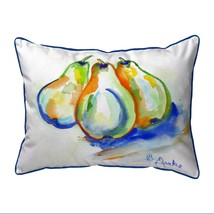Betsy Drake Three Pears  Indoor Outdoor Extra Large Pillow 20x24 - £62.14 GBP