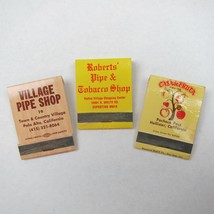 3 Matchbook Covers Village Pipe Shop, Roberts Pipe Tobacco Shop Casa de ... - £11.80 GBP