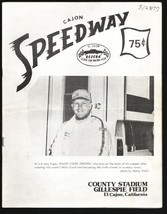 Cajon Speedway Stock Car Race Program 5/28/1977-County Stadium at Gillespie F... - £36.25 GBP
