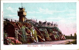 Vtg Postcard, View of Parapet at Sutro Heights, San Francisco, CA, Unused. - $6.71