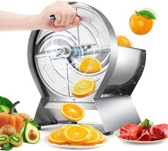 Commercial Food Slicer, Manual Vegetable Fruit Slicing Machine Stainless... - $69.29