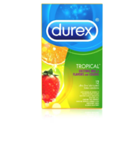 Durex Tropical Flavors Flavored Premium Condoms 12.0ea - $47.99