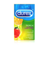 Durex Tropical Flavors Flavored Premium Condoms 12.0ea - $47.99