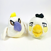 Angry Birds Rio 5” Nigel Plush &amp; Matilda 5” White Bird Lot Commonwealth No Sound - £14.81 GBP