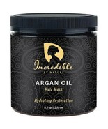 Incredible By Nature Argan Oil Hair Mask Hydrating Restoration 8.5 oz NEW - £6.33 GBP