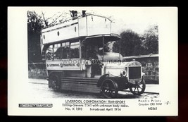 pp2417 - Liverpool Tramways Bus - Tilling-Stevens TTA1- Pamlin Postcard No.M2561 - £2.07 GBP