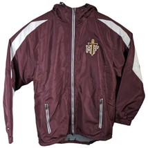Moroa Forsyth Trojans Burgundy Fleece Lined Jacket Mens M Holloway MTF S... - £23.67 GBP