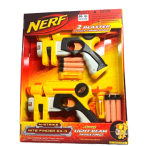 NERF N-Strike Nite Finder EX-3 Blaster 2 Pack Original Light Beam New in PKG - £16.15 GBP
