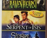 Hidden Object Adventure 3 Pack Ravenhearst, Serpent of Isis &amp; Strange Cases - $7.91