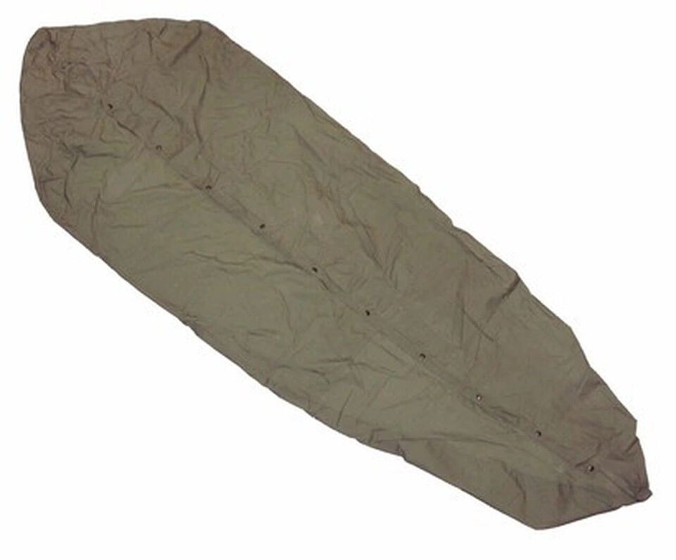 VINTAGE BIVY COVER M-1945 WATER REPELLENT OLIVE DRAB GREEN SLEEPING BAG ... - $30.95