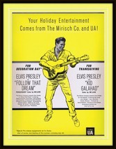 ORIGINAL Vintage 1962 Elvis Presley Kid Galahad 11x14 Framed Advertisement   - £116.09 GBP