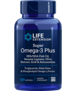 2 BOTTLE SALE Life Extension Super Omega-3 Plus EPA/DHA Krill Astaxanthi... - $58.00
