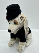 NEW Wishbone Dr Jekyll Jack Russell Terrier Dog 1998 8&quot; Vintage Plush Lyrick  - £13.71 GBP