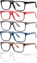 Reading Glasses Blue Light Blocking glasses women/men - 6Pack (1.5X) - $19.34
