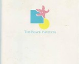 The Beach Pavilion Menu Ritz Carlton Hotel 1990&#39;s - $37.62