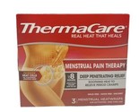 3 Pack ThermaCare Heatwraps MENSTRUAL Relief Heat Wraps Pain Therapy 8/25 - $13.99