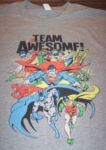 Vintage Style Justice League Dc Comics T-Shirt Big And Tall 3XLT Batman Flash - £19.70 GBP