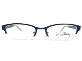 Vera Bradley Petite Eyeglasses Frames Molly Capri Blue Half Rim 45-16-120 - £43.76 GBP