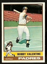 San Diego Padres Bobby Valentine 1976 Topps Baseball Card # 366 - £0.39 GBP