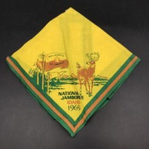 Vintage 1969 Boy Scouts BSA National Jamboree Idaho Yellow Neckerchief - £6.12 GBP