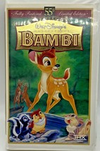 BAMBI VHS Tape 55TH ANNIVERSARY LIMITED EDITION CLASSIC TAPE - £6.09 GBP