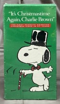 Shell Oil It&#39;s Christmastime Again Charlie Brown VHS - $10.39