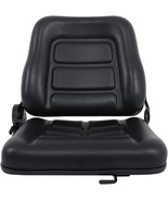 WFLNHB Universal Adjustable Folding Forklift Truck Seat, with Slide Rail - $288.73 CAD