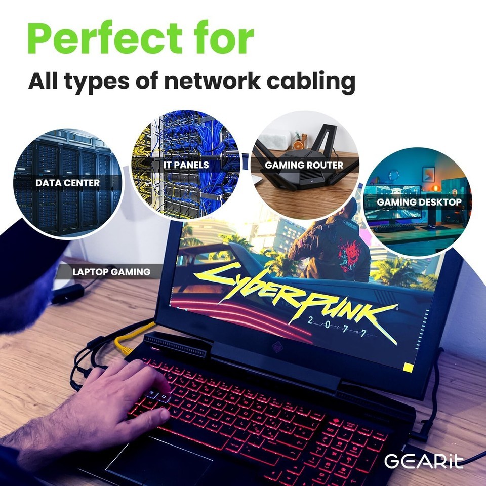 5 Feet Cat 6 Ethernet Patch Cables - 20-Pack, Snagless RJ45 for Fast Internet Item image 10