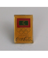 Maldives Olympic Games &amp; Coca-Cola Lapel Hat Pin - €6,43 EUR