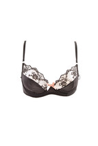 AGENT PROVOCATEUR Femmes Soutien-Gorge Joseline Noire Taille UK 36B - £74.41 GBP