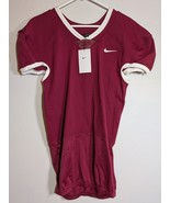 NIKE &quot;VAPOR&quot; MENS FOOTBALL JERSEY (LRG) NW/ $90 TAGS MAROON PRO CUT HIGH... - $413.81 MXN