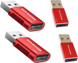 Data Blocker, USB a &amp; USB C Data Blocker for Any USB C Mobile Phone Quick Charge - £11.95 GBP