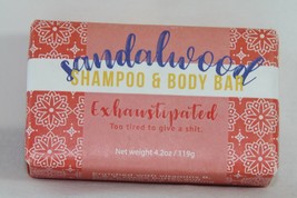 Smart &amp; Sass (New) Exhaustipated Body Bar - Sandalwood Shampoo &amp; Body Bar - $12.73