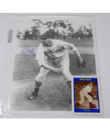 Bob Feller Autographed 8x10 Black &amp; White Photo w COA and 1991 Line Driv... - $59.39
