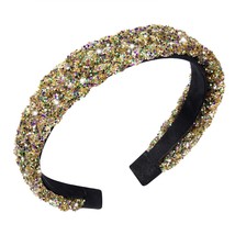 Glitter Stripes Twist Headbands Mardi Gras Headband Carnival Sequin Headband for - £26.78 GBP
