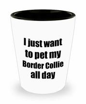 Border Collie Shot Glass Dog Lover Mom Dad Funny Gift Idea For Liquor Lover Alco - £10.22 GBP